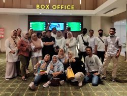 Semakin Solid, DPC Partai Gerindra Kota Tangerang Bersama Kader Gelar Nobar Film Adagium