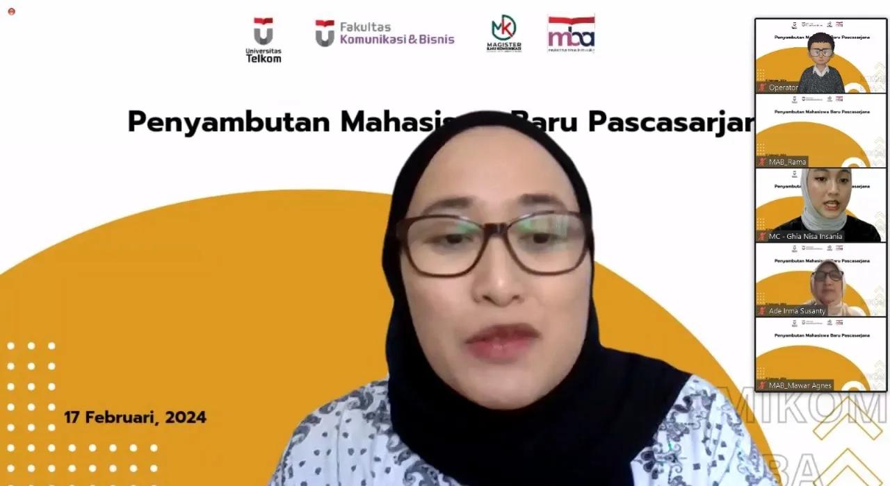 Telkom University Sambut Mahasiswa Baru Pascasarjana S2 Ilmu Komunikasi dan S2 Administrasi Bisnis dengan Antusis