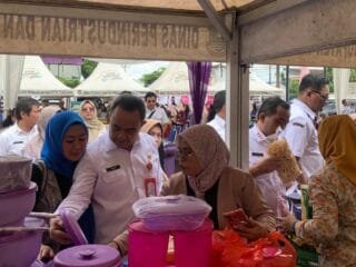 Sekda Kabupaten Tangerang Resmi Membuka Bazar Ramadan 1447 Hijriah