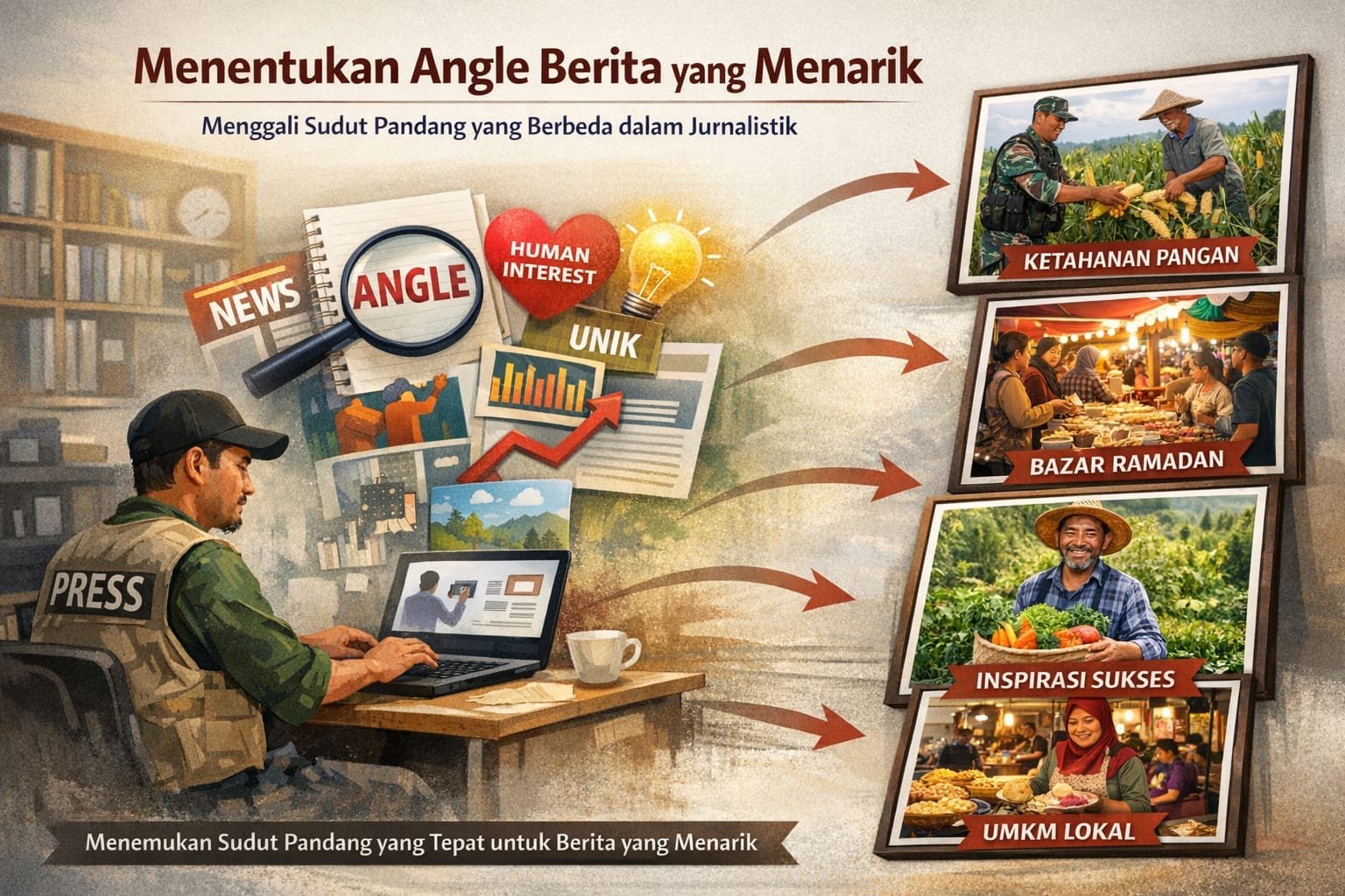 Kunci Membuat Berita Lebih Hidup