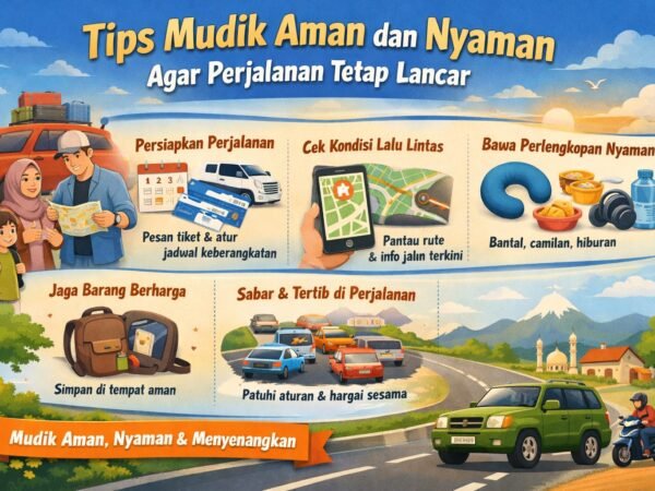 Tips Mudik Aman dan Nyaman Agar Perjalanan Tetap Lancar