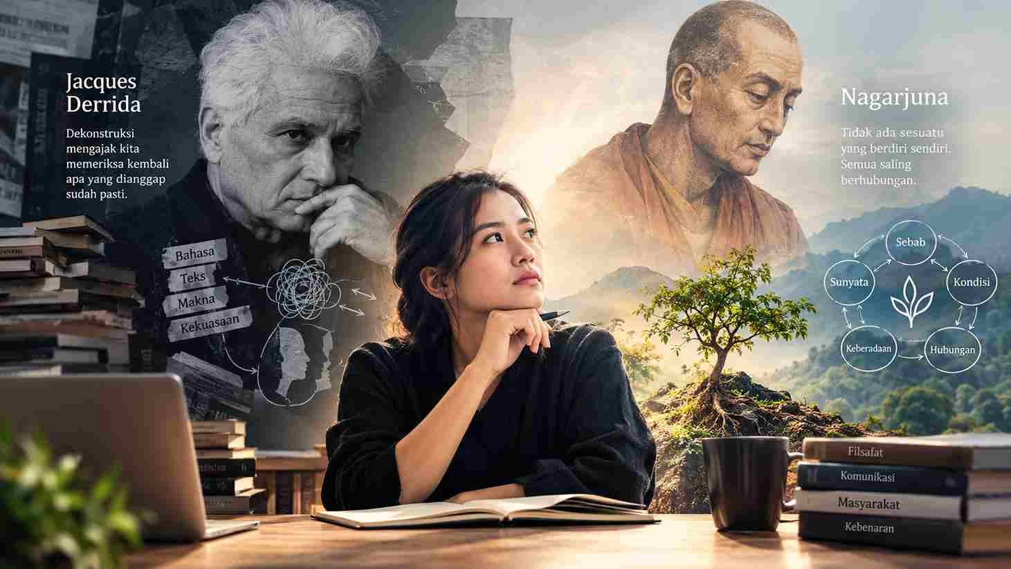 Belajar Berpikir Kritis dari Derrida dan Nagarjuna: Jangan Mudah Menganggap Sesuatu sebagai Kebenaran Mutlak Belajar Berpikir Kritis dari Derrida dan Nagarjuna: Jangan Mudah Menganggap Sesuatu sebagai Kebenaran Mutlak